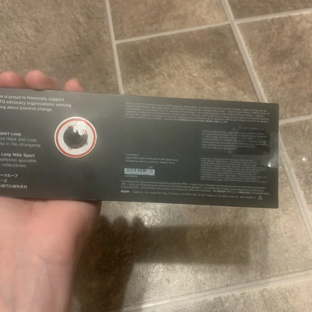 Genuine Apple Watch Nike Sport Loop Pride Edition 44mm MJWP3AM/A RARE!